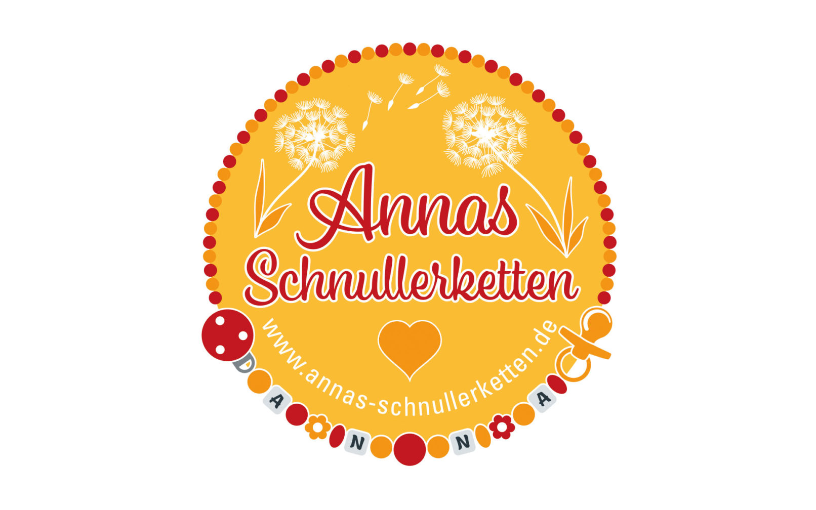 Logoentwicklung Logodesign mit Illustrationen Annas Schnullerketten